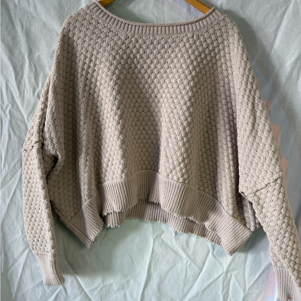 Newbury Kustom Textured Knit Sweater - Light Gray